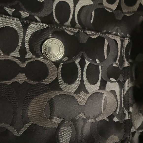 COACH BLACK PURSE - Picture 2 of 5